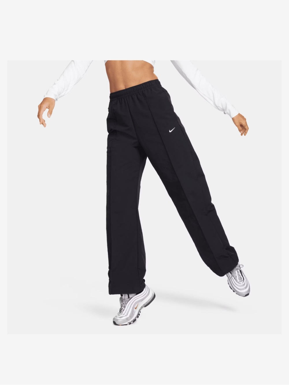 Nike Women's Black Track Pants - Lightweight Athletic Joggers